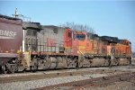 Grain train rolls east towards crew change